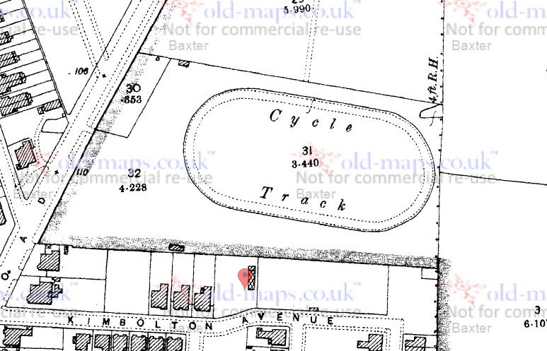 Bedford - Kimbolton Road : Map credit Old-Maps.co.uk historic maps